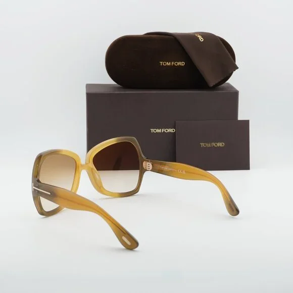 Tom Ford Jerry FT1222 41F Butterfly Sunglasses – Yellow/Brown